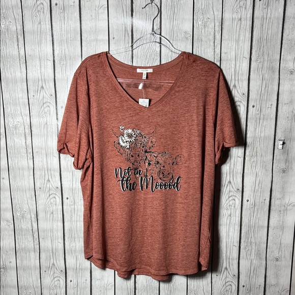 Maurice’s Not In The Mood Graphic Tee Size 1X - Picture 2 of 8